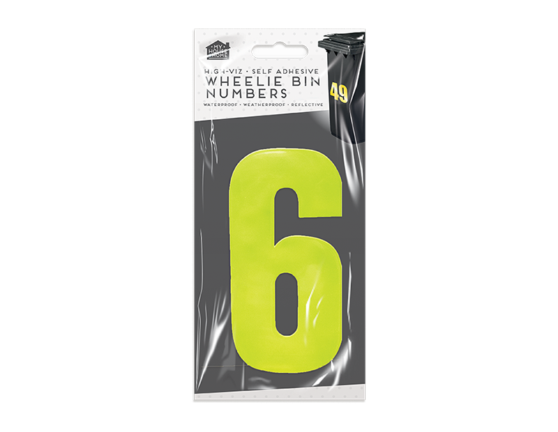 Wheelie Bin Number Stickers Wheelie Bin Number Stickers