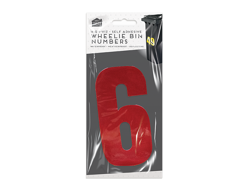 Wheelie Bin Number Stickers Wheelie Bin Number Stickers