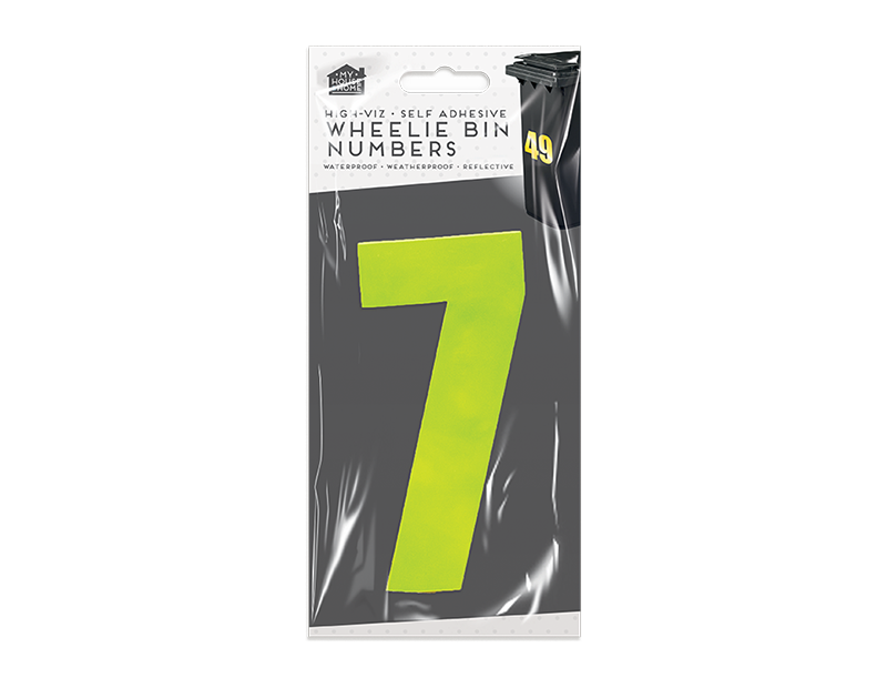 Wheelie Bin Number Stickers Wheelie Bin Number Stickers