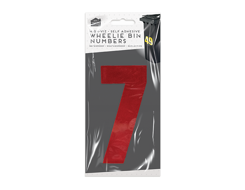 Wheelie Bin Number Stickers Wheelie Bin Number Stickers