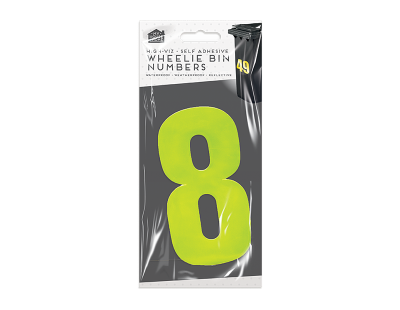 Wheelie Bin Number Stickers Wheelie Bin Number Stickers