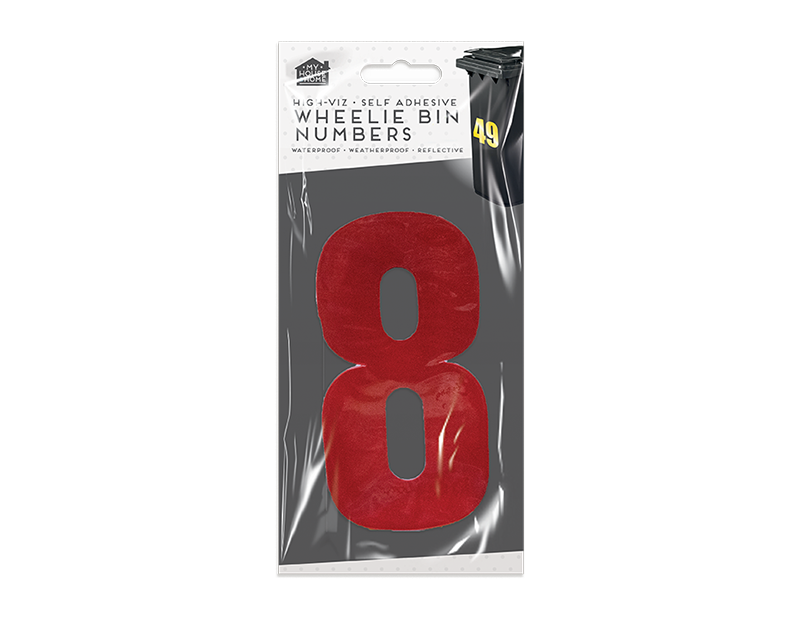 Wheelie Bin Number Stickers Wheelie Bin Number Stickers