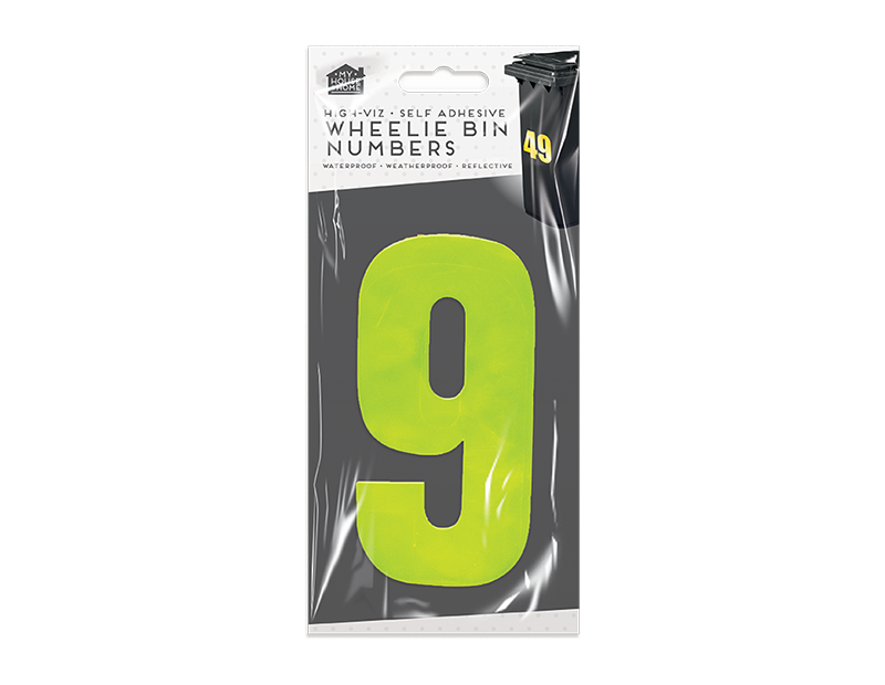 Wheelie Bin Number Stickers Wheelie Bin Number Stickers