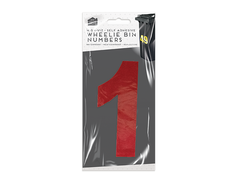 Wheelie Bin Number Stickers Wheelie Bin Number Stickers
