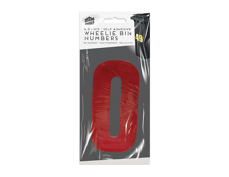 Wheelie Bin Number Stickers Wheelie Bin Number Stickers
