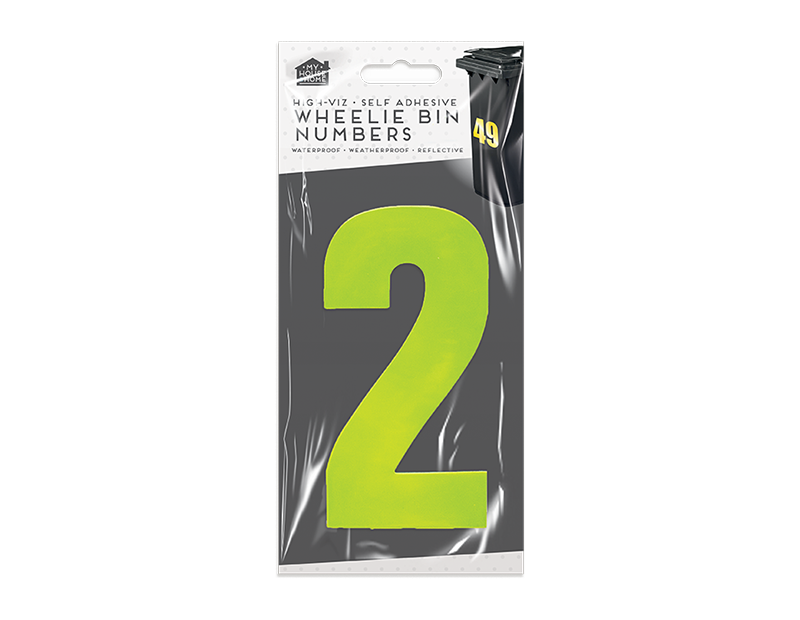 Wheelie Bin Number Stickers Wheelie Bin Number Stickers