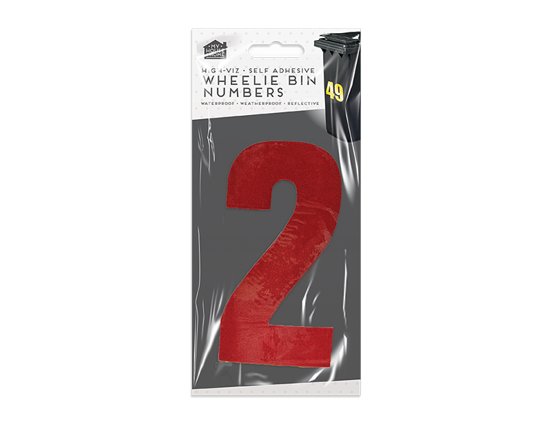 Wheelie Bin Number Stickers Wheelie Bin Number Stickers
