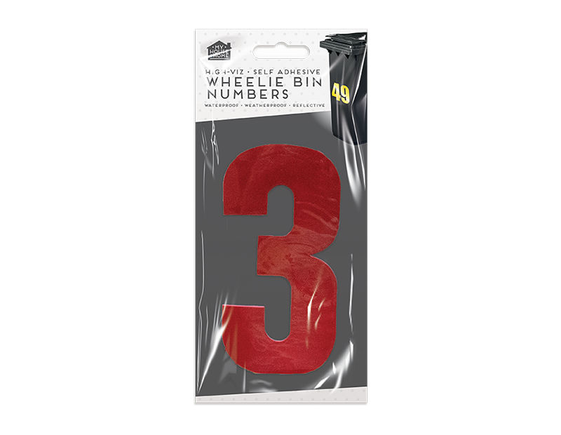 Wheelie Bin Number Stickers Wheelie Bin Number Stickers