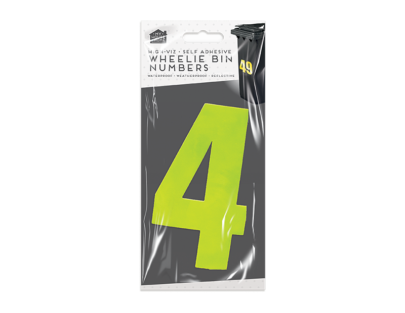 Wheelie Bin Number Stickers Wheelie Bin Number Stickers
