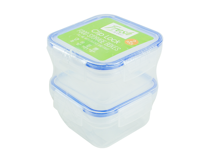 Clip Lock Food Storage Boxes - 2 Pack Clip Lock Food Storage Boxes - 2 Pack