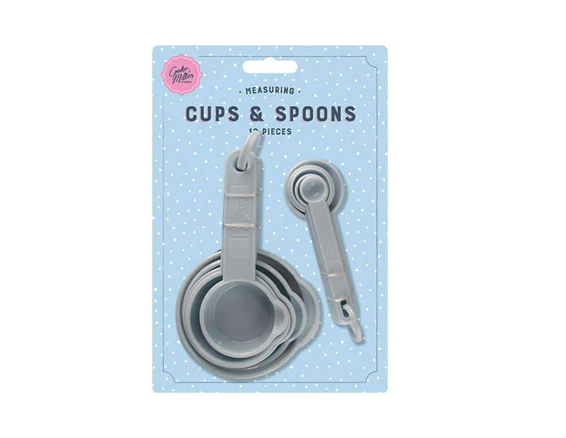 Measuring Cup & Spoon Set - 10 Pack Measuring Cup & Spoon Set - 10 Pack