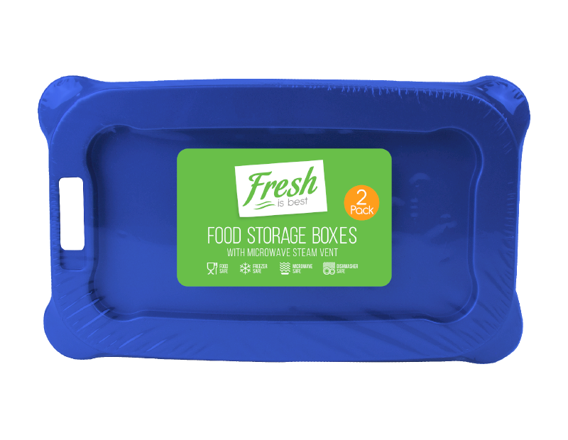 Food Storage Boxes With Vents - 2 Pack Food Storage Boxes With Vents - 2 Pack