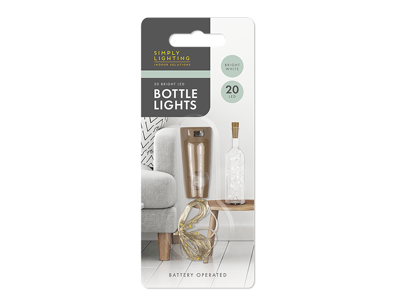Bottle Top String Lights With PDQ Bottle Top String Lights With PDQ