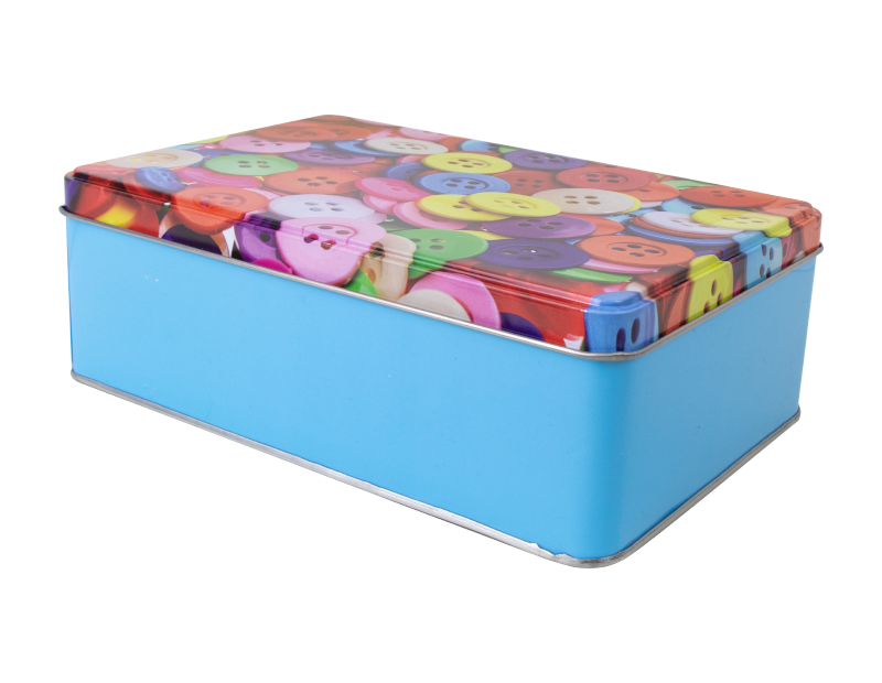 Retro Rectangle Storage Tin Retro Rectangle Storage Tin
