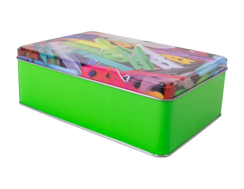 Retro Rectangle Storage Tin Retro Rectangle Storage Tin