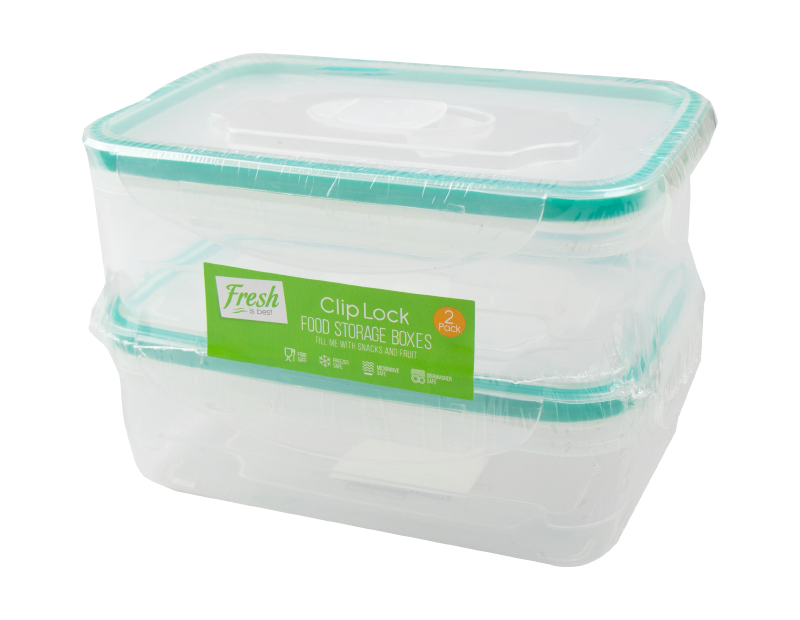 Clip Lock Container 450ml - 2 Pack Clip Lock Container 450ml - 2 Pack