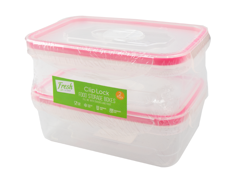 Clip Lock Container 450ml - 2 Pack Clip Lock Container 450ml - 2 Pack