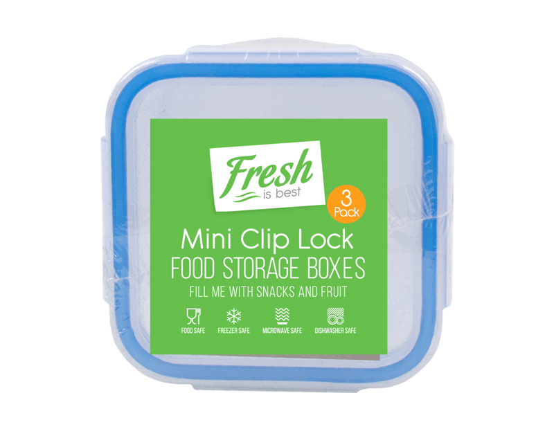 Mini Clip Lock Containers - 3 Pack Mini Clip Lock Containers - 3 Pack