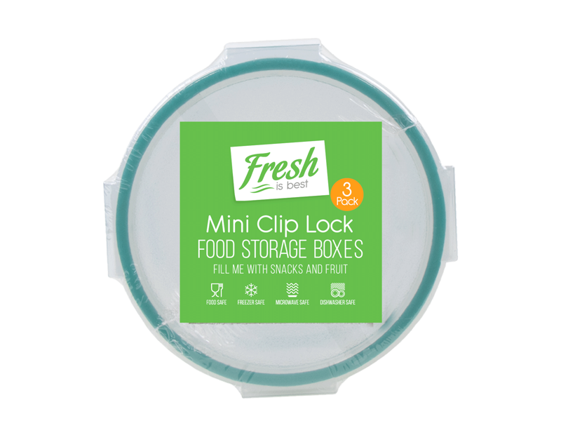 Mini Clip Lock Containers - 3 Pack Mini Clip Lock Containers - 3 Pack