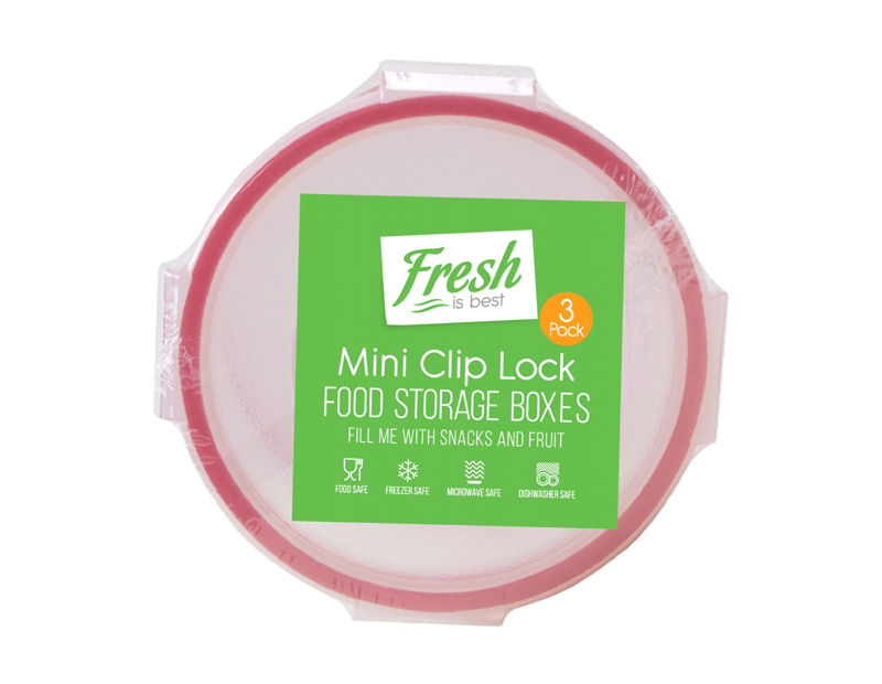 Mini Clip Lock Containers - 3 Pack Mini Clip Lock Containers - 3 Pack