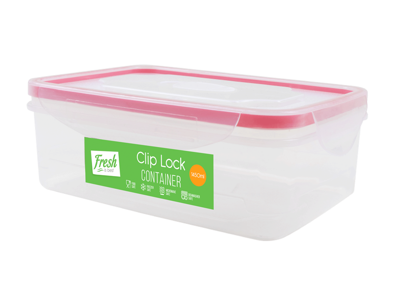 Clip Lock Containers 1450ml Clip Lock Containers 1450ml