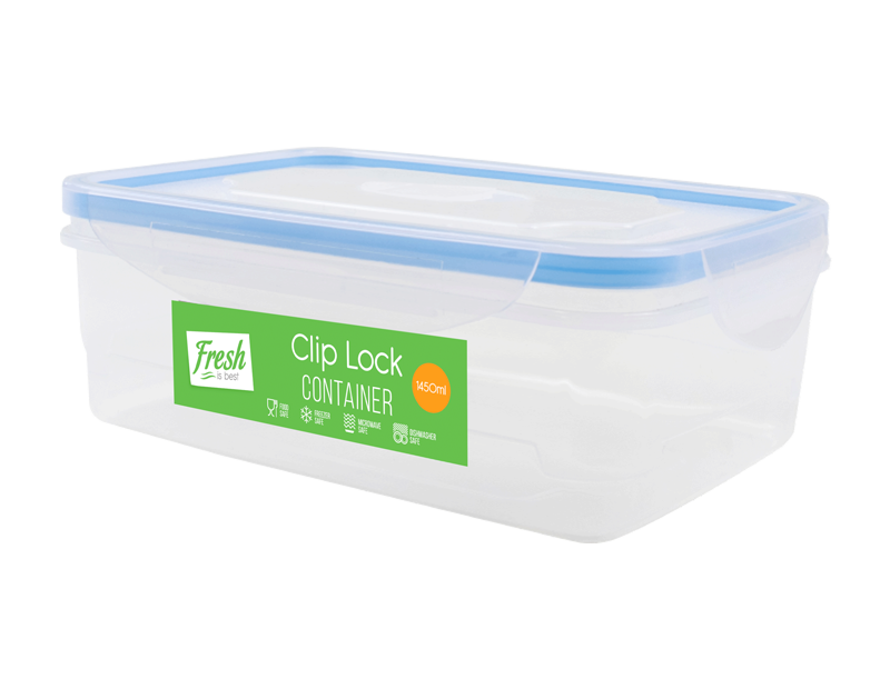 Clip Lock Containers 1450ml Clip Lock Containers 1450ml