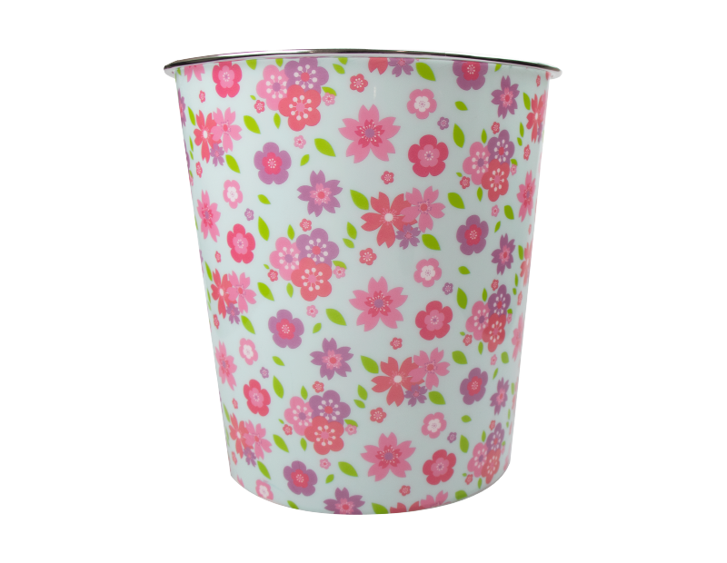 Printed Plastic Waste Bin Printed Plastic Waste Bin