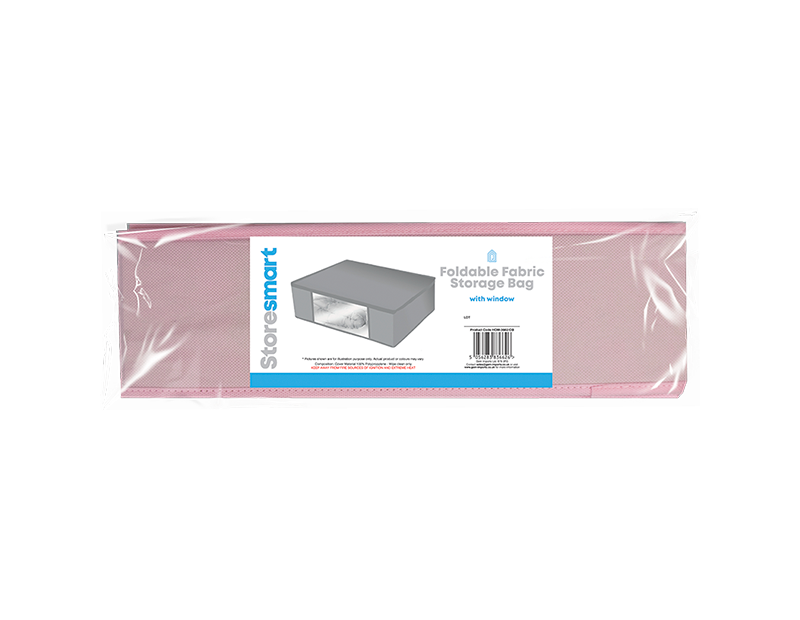 Foldable Fabric Storage Bag with Window Foldable Fabric Storage Bag with Window