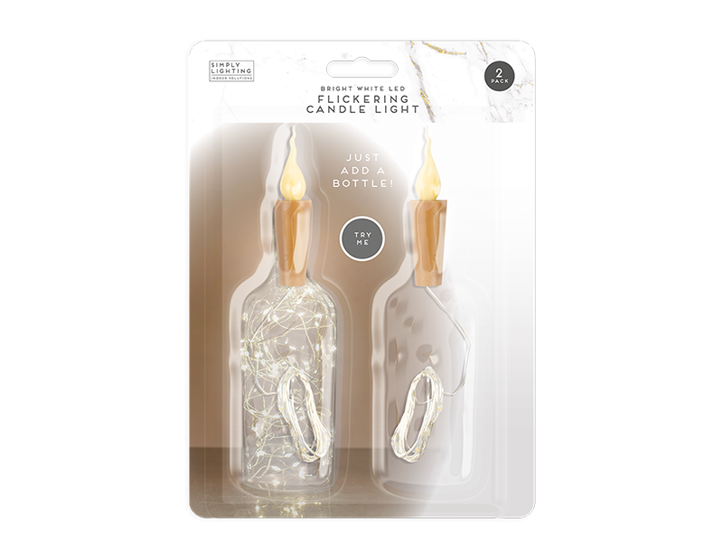 Flickering Candle Light 2PK Flickering Candle Light 2PK