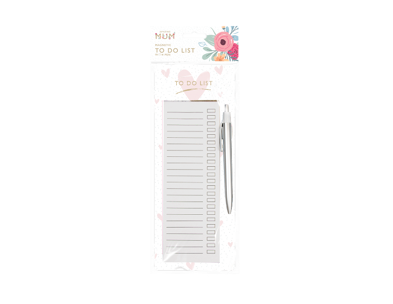 Mums Magnetic To Do List & Pen Mums Magnetic To Do List & Pen