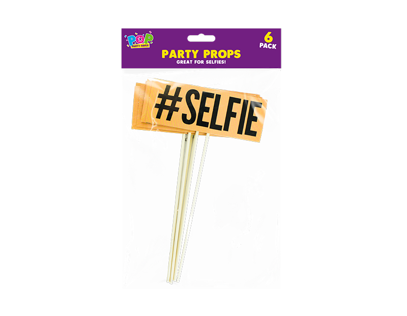 Selfie Photo Party Props - 6 Pack Selfie Photo Party Props - 6 Pack