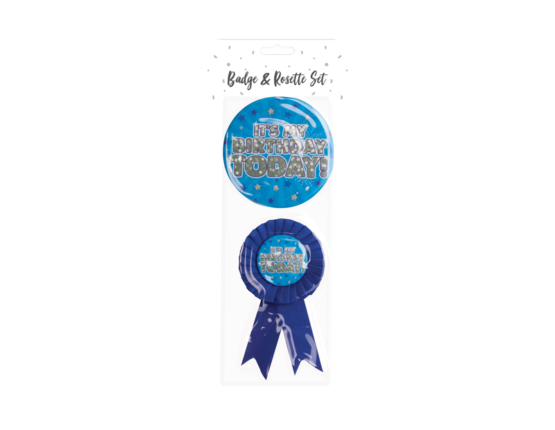 Birthday Party Badge Set - 2 Piece Birthday Party Badge Set - 2 Piece