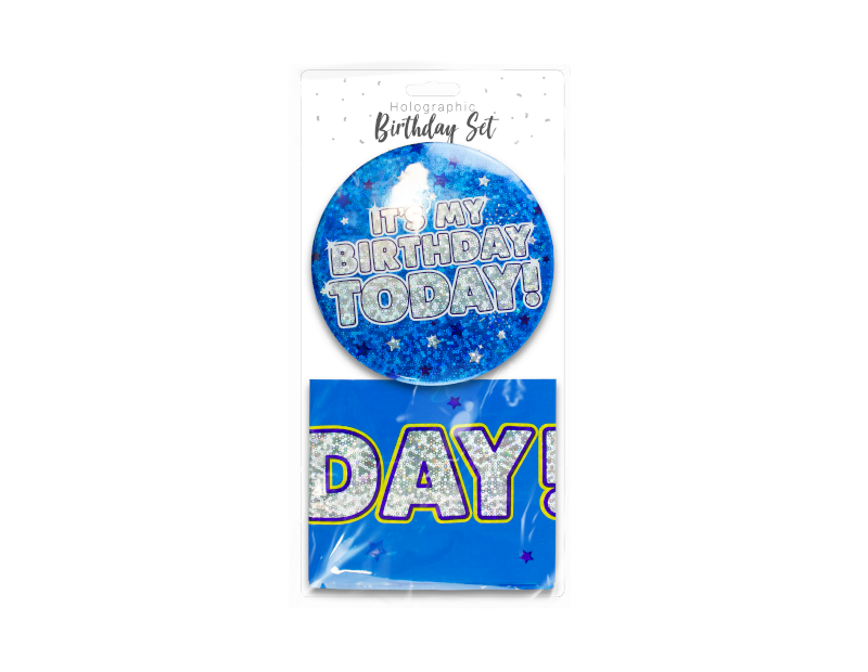 Holographic Birthday Set - 2 Piece Holographic Birthday Set - 2 Piece