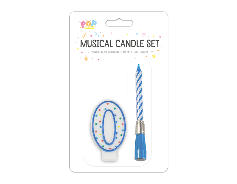 Musical Birthday Candle Set - 2 Piece Musical Birthday Candle Set - 2 Piece