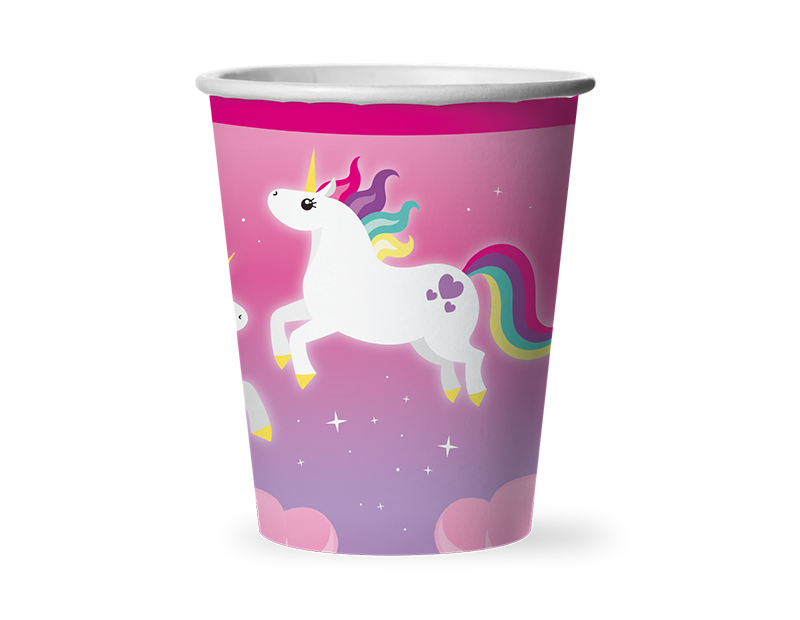 Unicorn Disposable Paper Cups - 12 Pack Unicorn Disposable Paper Cups - 12 Pack