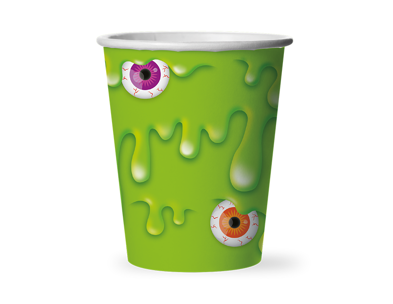 Slime Disposable Paper Cups - 12 Pack Slime Disposable Paper Cups - 12 Pack