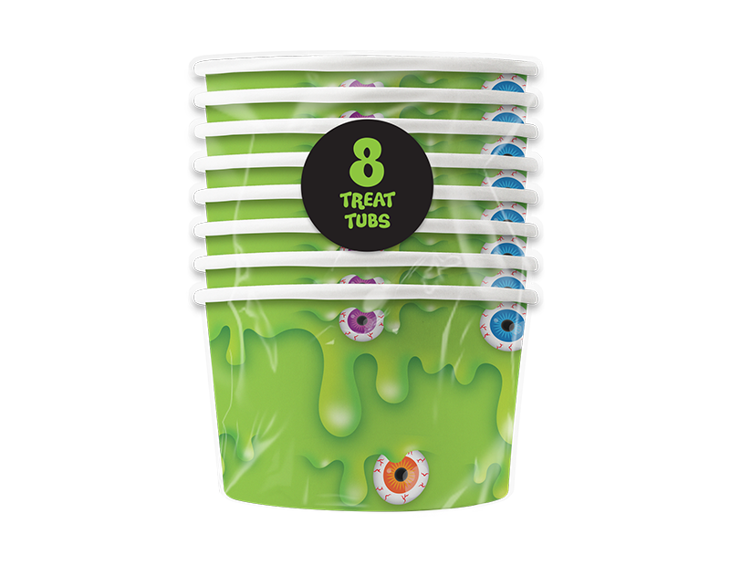 Slime Party Treat Tubs - 8 Pack (With PDQ) Slime Party Treat Tubs - 8 Pack