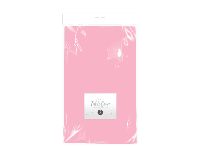 Pastel Plastic Table Covers - 3 Pack Pastel Plastic Table Covers - 3 Pack