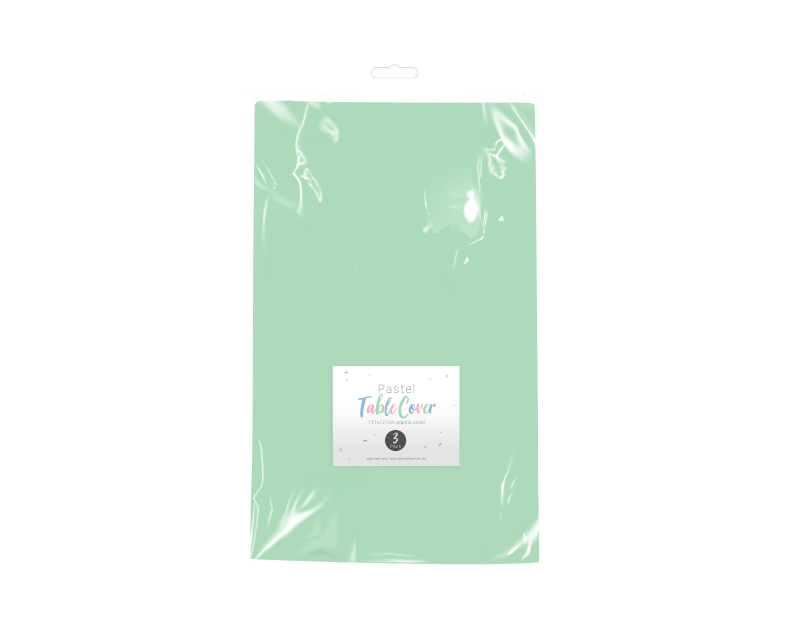 Pastel Plastic Table Covers - 3 Pack Pastel Plastic Table Covers - 3 Pack