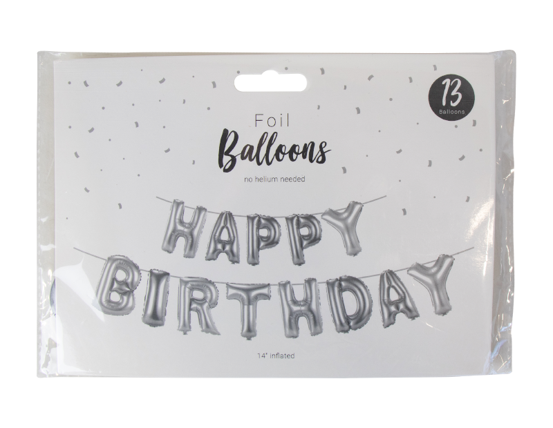 Happy Birthday Foil Balloons Happy Birthday Foil Balloons