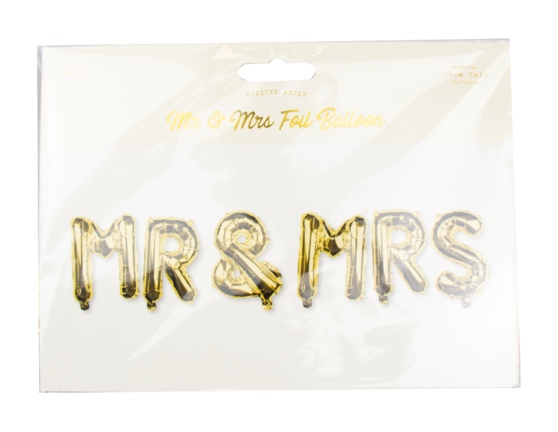 Mr & Mrs Foil Balloon Mr & Mrs Foil Balloon