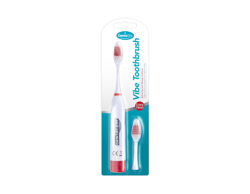 Electric Toothbrush With Extra Head Vibrating Toothbrush & head