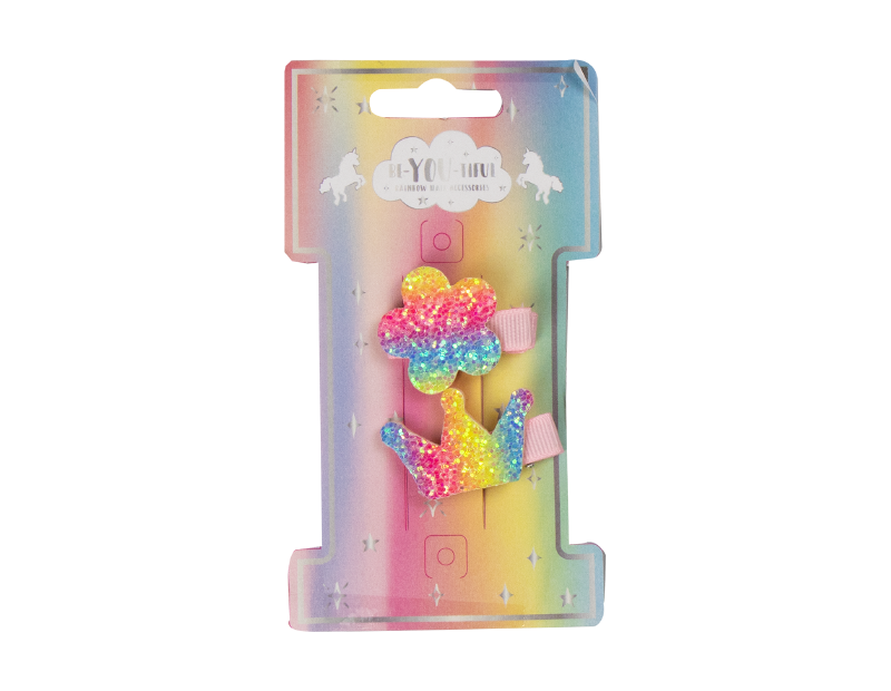 Kids Pastel Rainbow Hair Accessories With FSDU Kids Pastel Rainbow Hair Accessories With FSDU