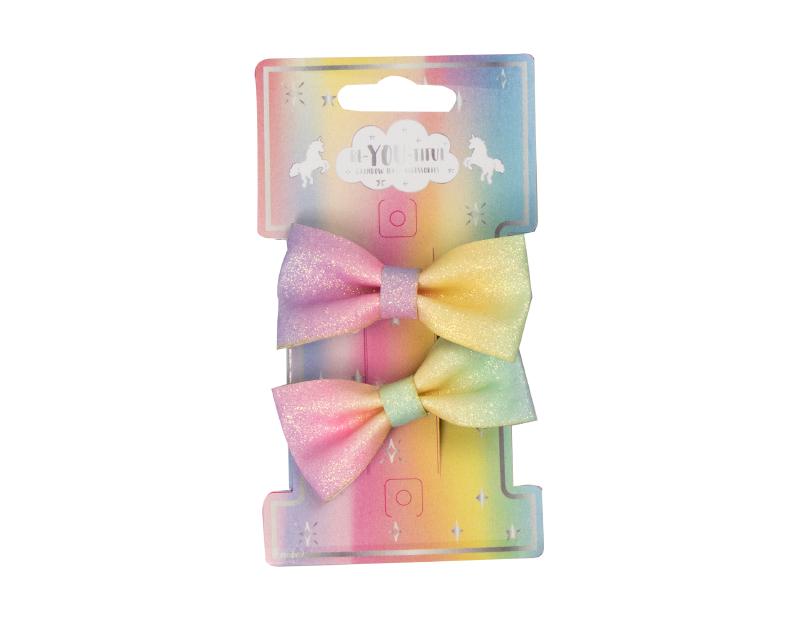 Kids Pastel Rainbow Hair Accessories With FSDU Kids Pastel Rainbow Hair Accessories With FSDU