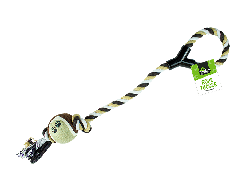 Rope Dog Tugger Toy With Ball Rope Dog Tugger Toy With Ball