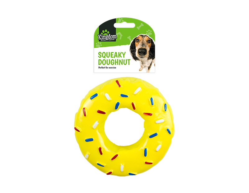 Squeaky Doughnut Dog Toy Squeaky Doughnut Dog Toy