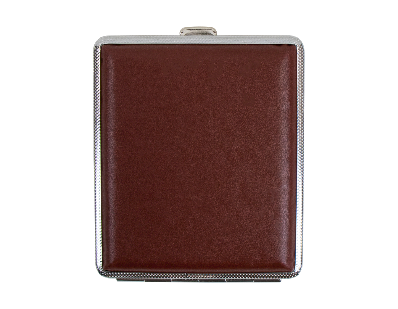 Faux Leather Cigarette Case With PDQ Faux Leather Cigarette Case With PDQ