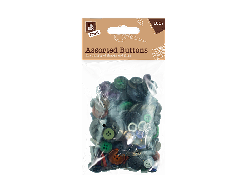 Craft Buttons 100g Craft Buttons 100g