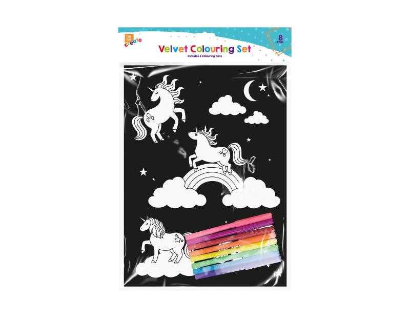 Velvet Colouring Set Velvet Colouring Set