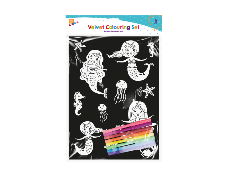 Velvet Colouring Set Velvet Colouring Set